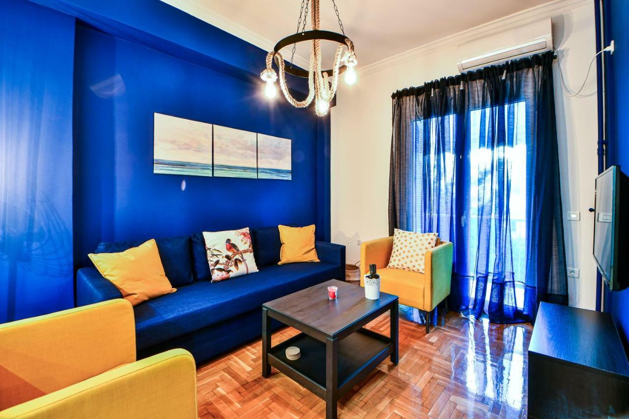 Cozy Blue Apartment By Zain Athen Eksteriør bilde
