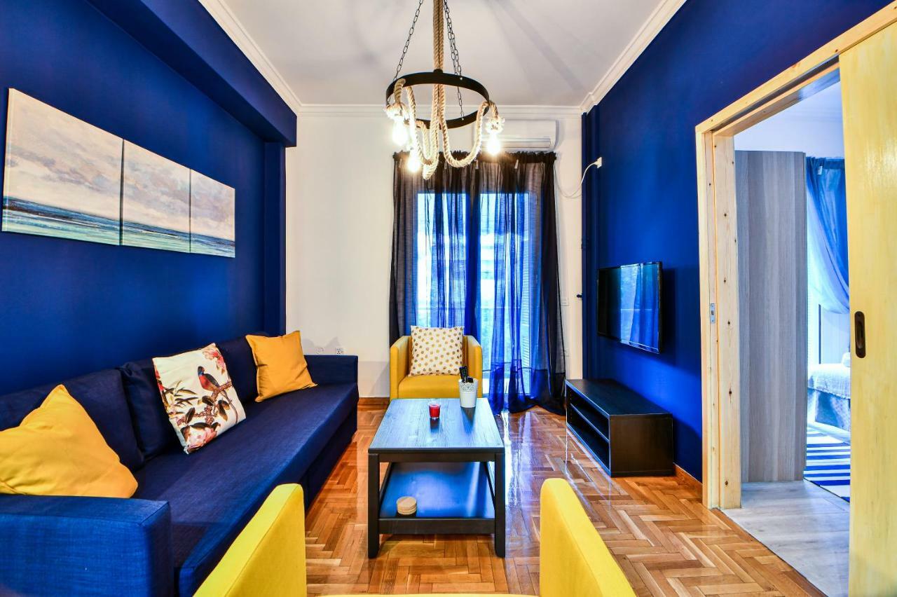 Cozy Blue Apartment By Zain Athen Eksteriør bilde