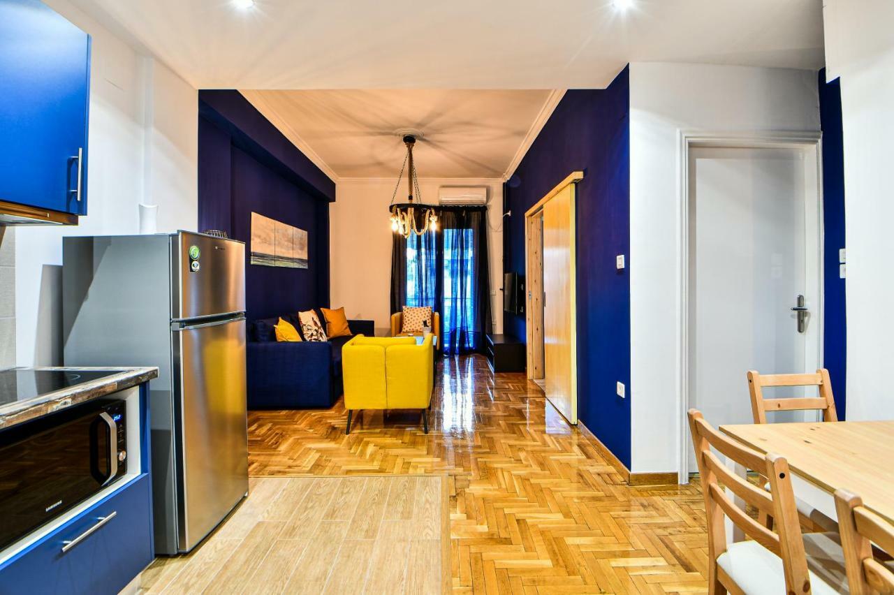Cozy Blue Apartment By Zain Athen Eksteriør bilde