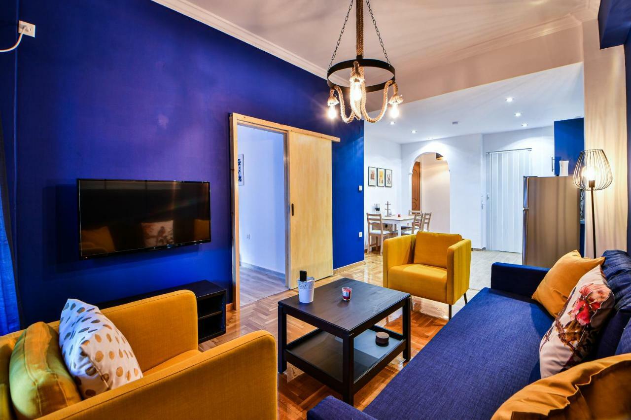 Cozy Blue Apartment By Zain Athen Eksteriør bilde
